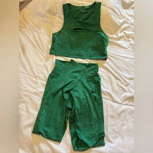 Kids Green Active Leggings